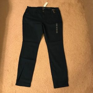 Peacock green NY&Co Crosby pants